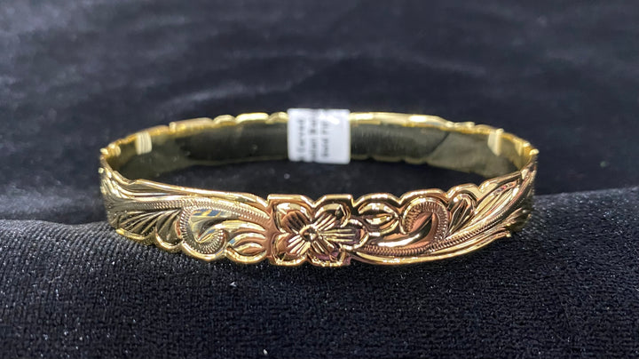 Single Plumeria in Silver or Gold