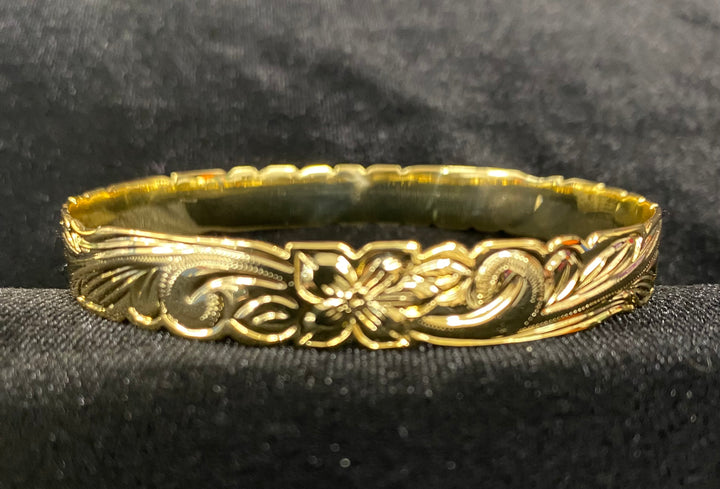 Single Plumeria in Silver or Gold