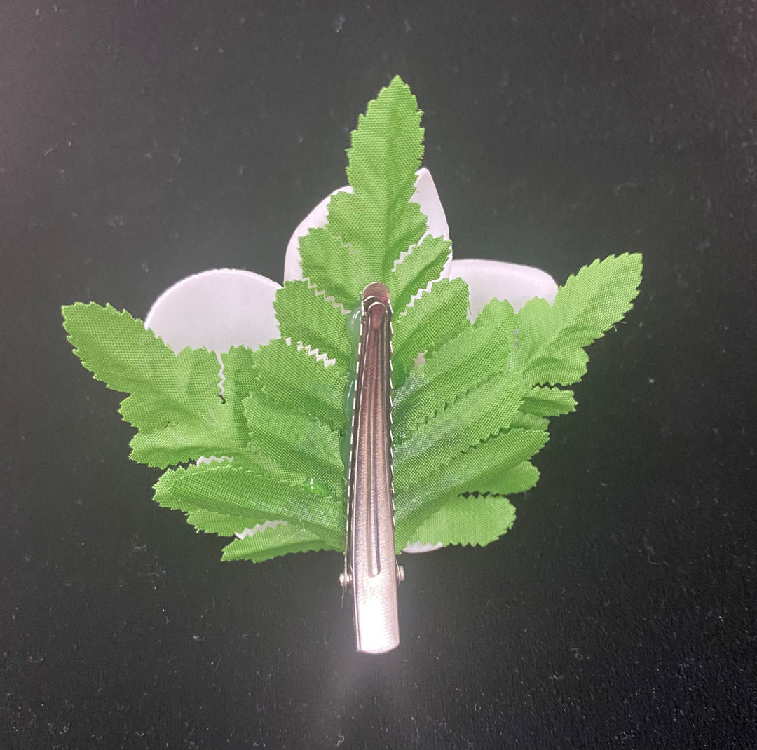 Single Plumeria Flower Hair Clip