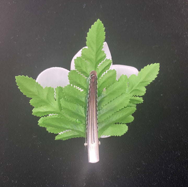 Single Plumeria Flower Hair Clip