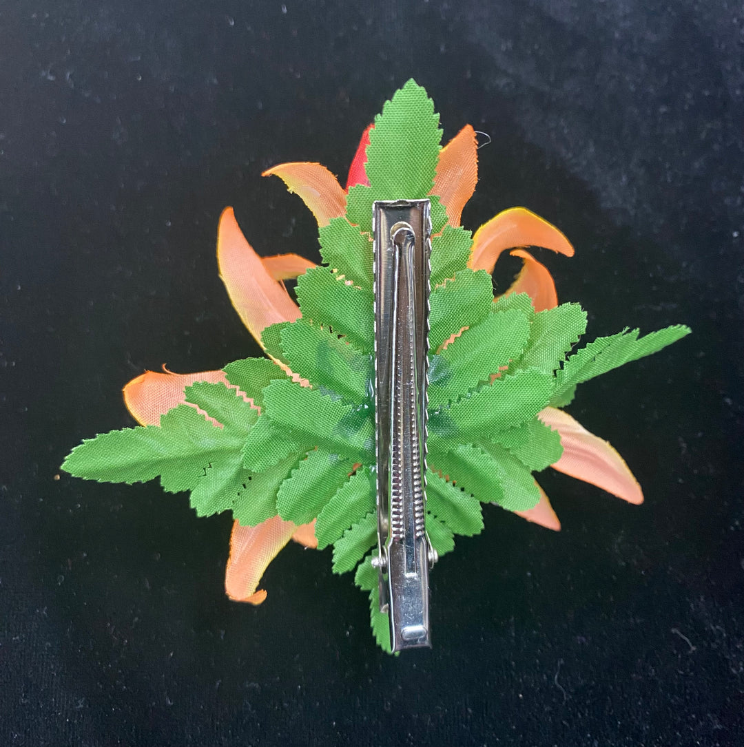 Orchid Flower Hair Clip