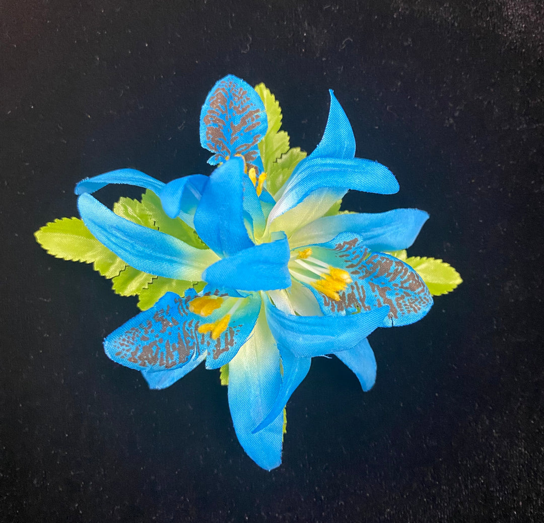 Orchid Flower Hair Clip